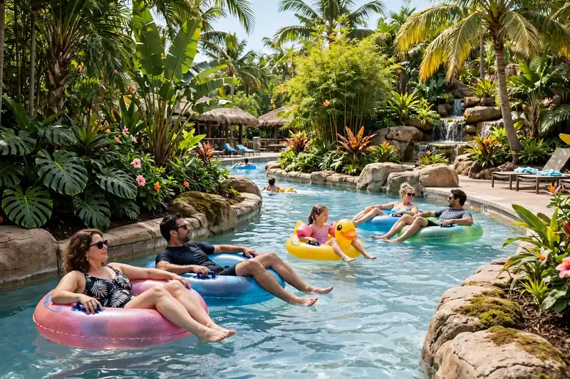 Lazy river at Dreamland Aqua Park